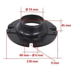 Flangia maschio 3 pollici da pavimento per scarico WC