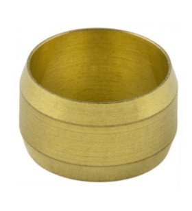 Brass biconical ogive for gas pipe fittings Ø 10