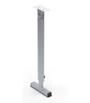 STASR 8 - PIED T aluminium LIPPERT 60x32 mm H650/750 réglable