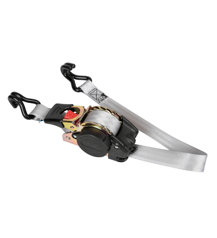 Tensioning tape with self-retracting ratchet 2...