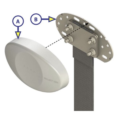 Kit Piastra fissaggio cintura BED LIFT LIPPERT