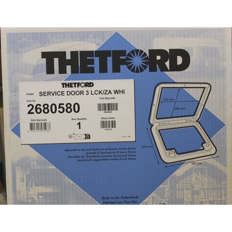 DOOR3 Luke 33x28cm Thetford-Service