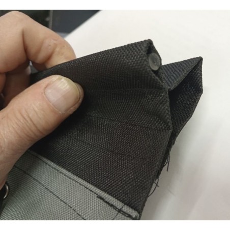 HABA - 8 crochets avec fermeture velcro et pour boutonnière de 7 mm