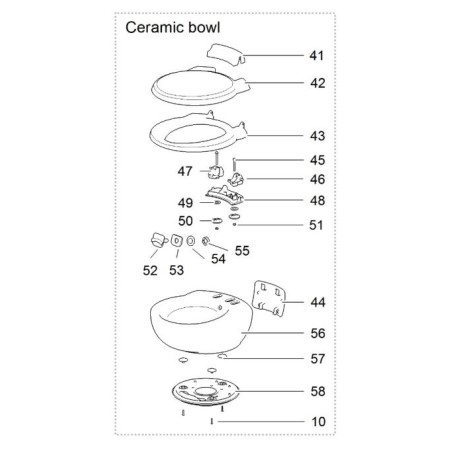 THETFORD 5075662 KIT UGELLO GUARNIZIONE RONDELLA