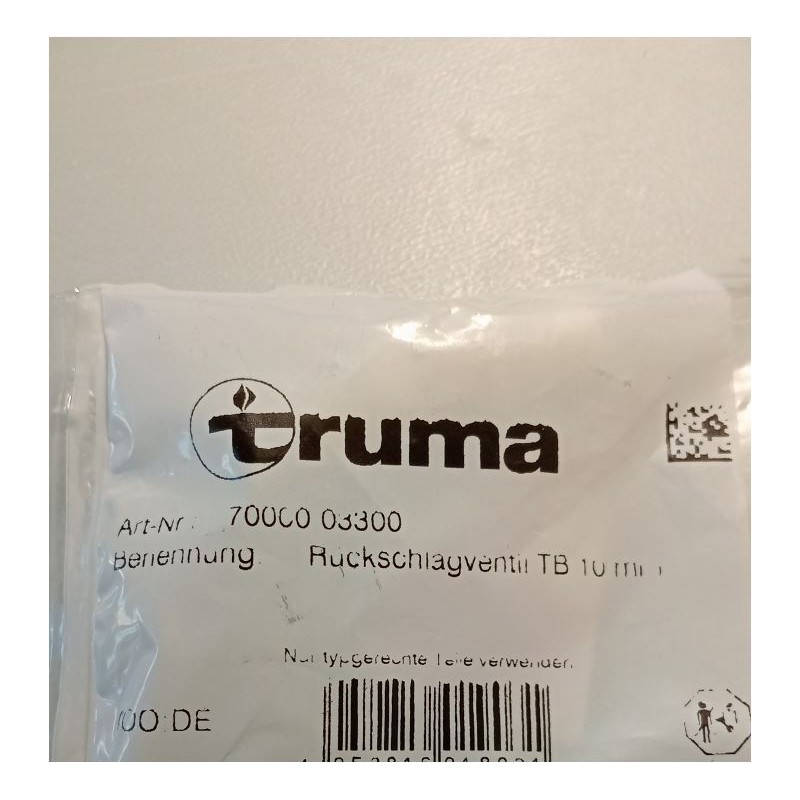 Wasserrückschlagventil 10mm Schlauchanschluss