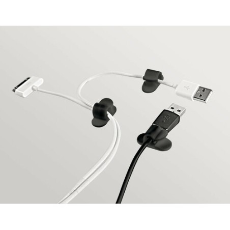 Clips fermacavi adesive, 6 pz