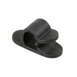 Adhesive cable clips, 6 pcs
