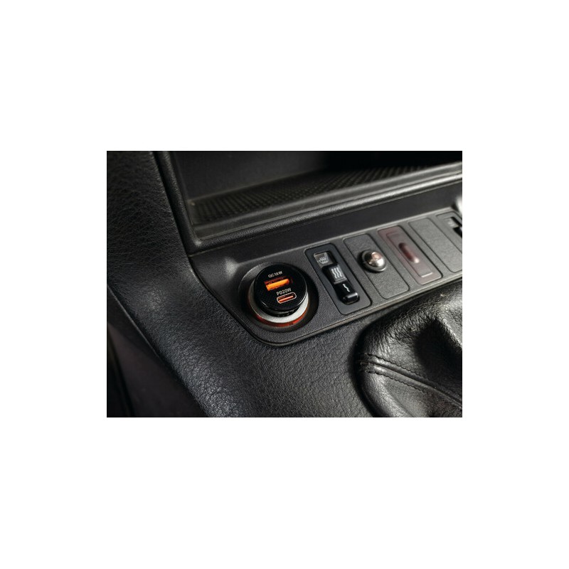 Prise chargeur USB 2 ports (A+C) - PD 20W - 12/24V