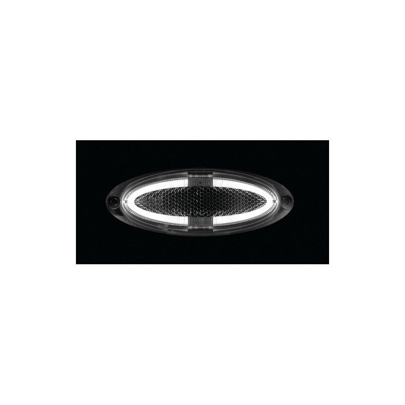 4 LED-Umrissleuchte, Aufbaumontage, 12/24 V – Weiß