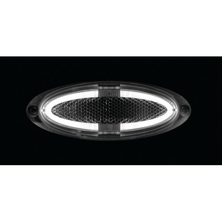 Feu d'encombrement 4 LED, montage en saillie, 12/24V - Blanc