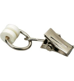 Pinces coulissantes 10 pcs. pour rideau rail en L