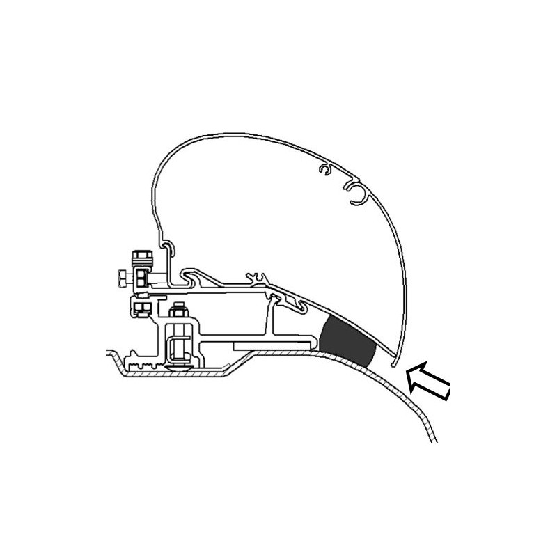 THULE EPDM-DICHTUNGSBAND 25 mm (SET MIT 2X2,00...