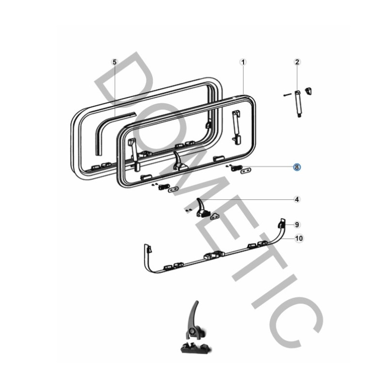 KIT RIPARAZIONE FISSAGGI FINESTRA S7Z CON...