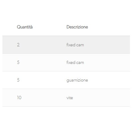 KIT RIPARAZIONE FISSAGGI FINESTRA S7Z CON GUARNIZIONI + VITI -BG1349 - 4460000659