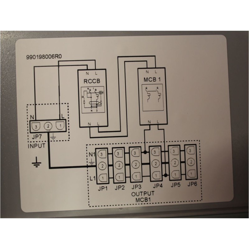 000.198.01 - Safety box 230V NE198 NORDELETTRONICA