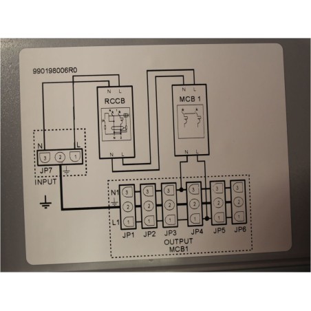 000.198.01 - Caja de seguridad 230V NE198 NORDELETTRONICA
