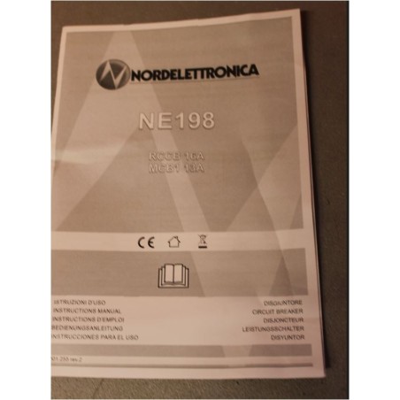 000.198.01 - Box di sicurezza 230V NE198 NORDELETTRONICA