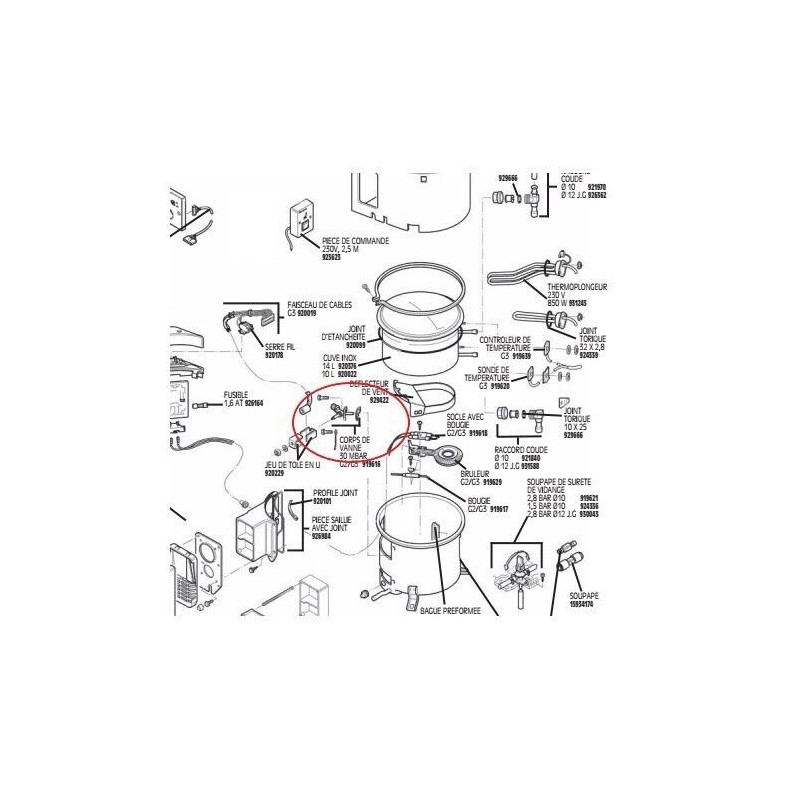 Boiler Solenoid Valve Body 30 Mbar Truma -...