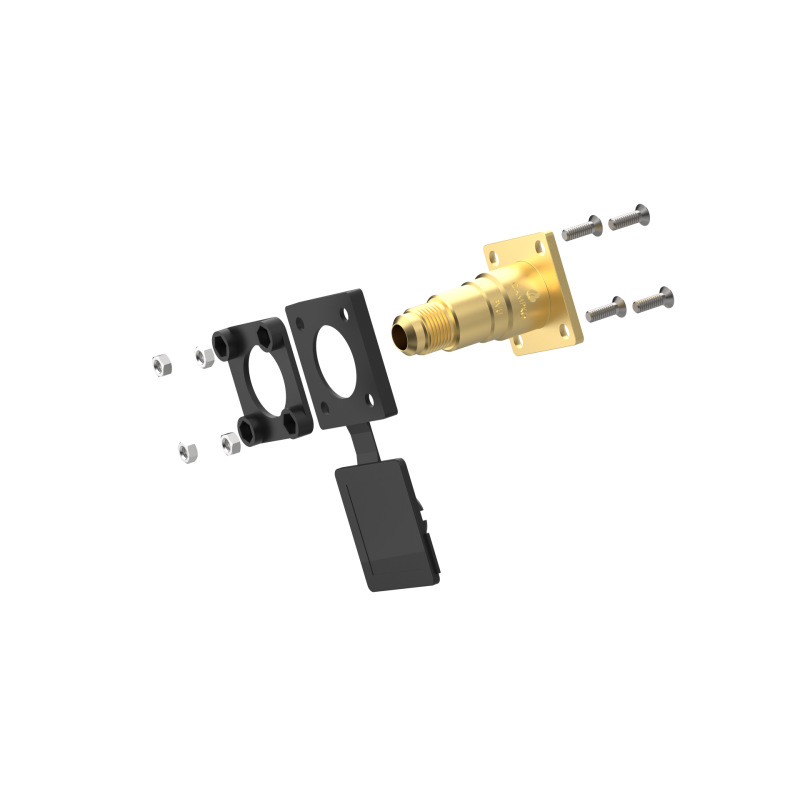 W21.8 x 1/14 Carga de base plana recta 3/4 UNF...