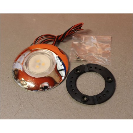 Foco fijo empotrable o de pie LUX 35R - LV7 cromo/neutro 3000K 150 Lm