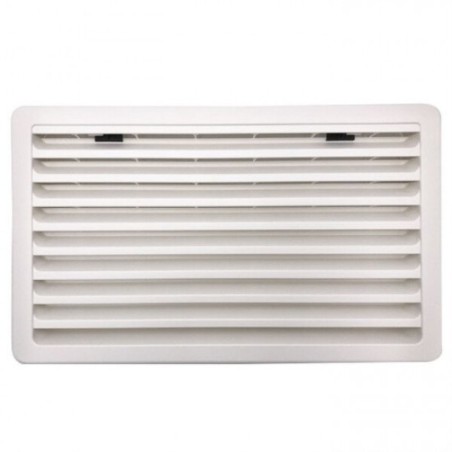 THETFORD Kühlschrank-Lüftungsgitter 257 x 432 mm, Weiß RAL9010 ohne Rahmen – 69110080