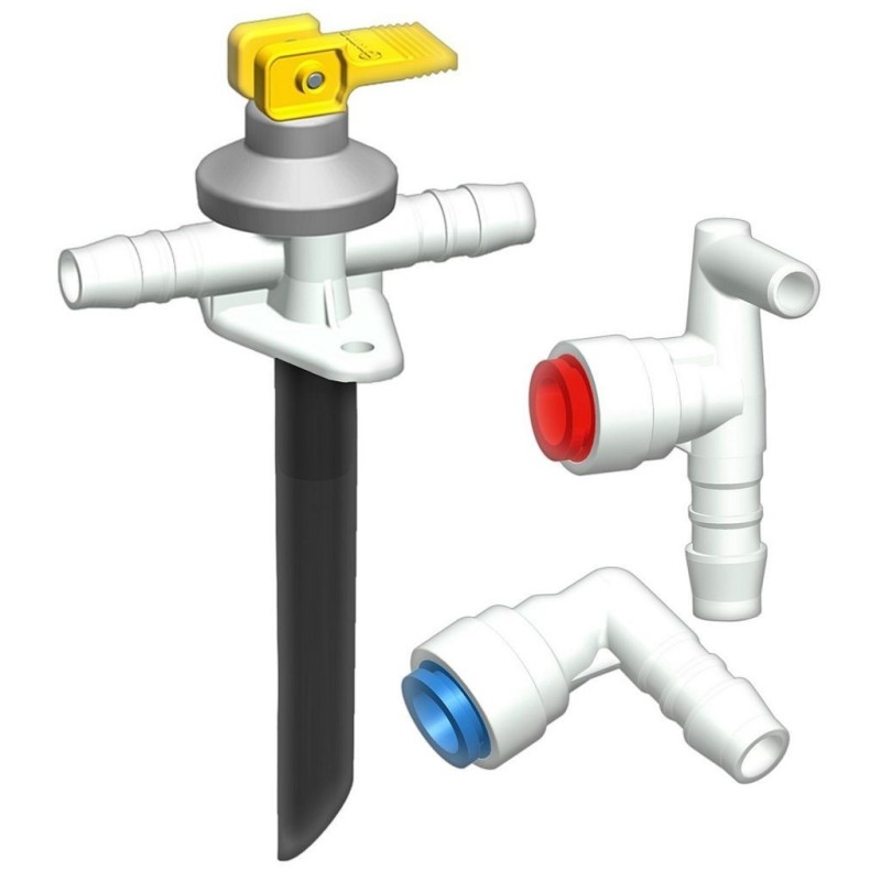 KIT DE RACCORDEMENT D'EAU SUPPORT DE TUYAU DE...