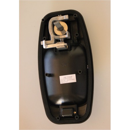 FAP 1115HRDX51PEN PARTIE EXTERNE NOIRE DE SERRURE ÉTOILE DROITE