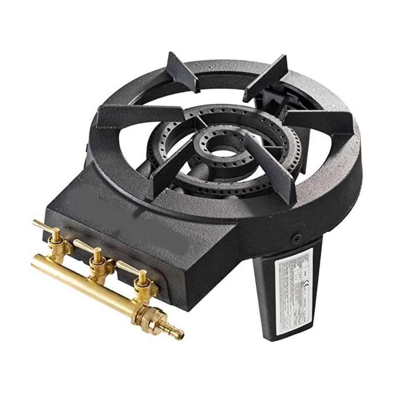 POÊLE EN FONTE À 3 ROBINETS