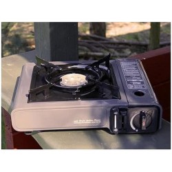 Portable gas stove with a 227 ml cartridge fire 2