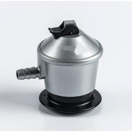 Gasdruckregler 28–30 mbar Einlass Clip-On G56 (35 mm) Schlauchtülle Auslass