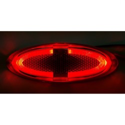 LUCE INGOMBRO A 4 LED LED 12V POSTERIORE LUCE ROSSA