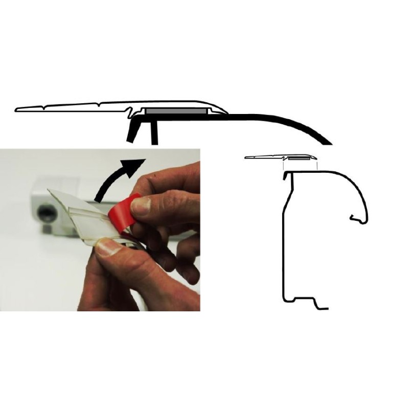 4 meters Thule Sealing Rubber Rain Seal for...