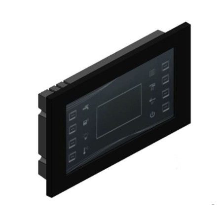 NORDELETTRONICA - CENTRALINA DISPLAY LED COLORE NERO OPACO 1350.274.04