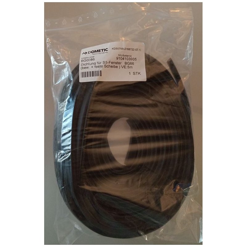 Glass Frame Gasket L5 Meters Dometic...