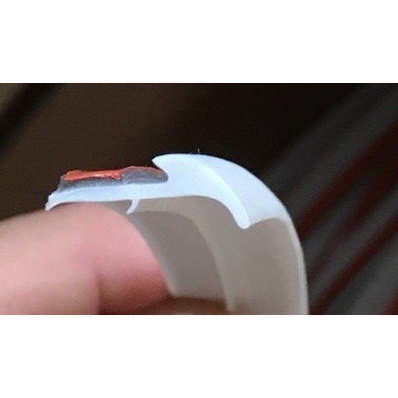 TRIGANO 10 Meter UNTERPROFIL F.1088 RAL9010 MIT...