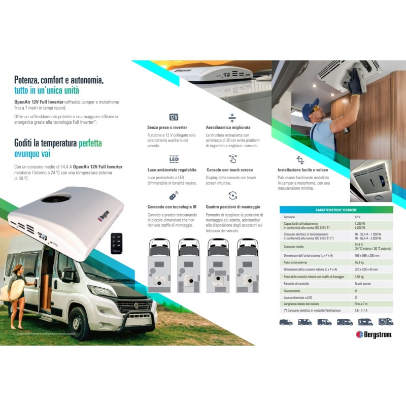 Bergstrom 12V OPEN AIR air conditioner - FULL...