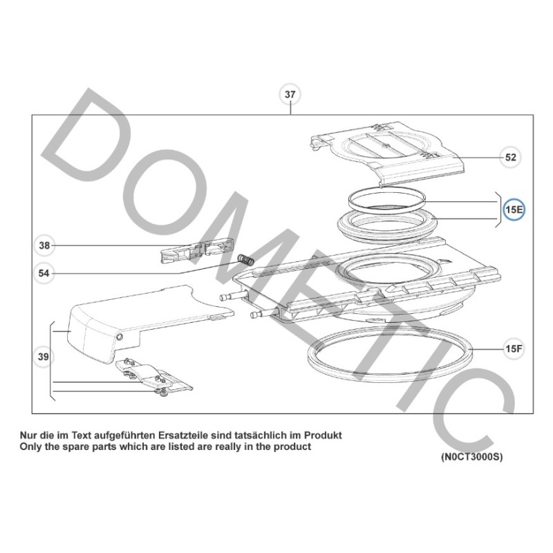 Kit sigillante e anello di supporto WC DOMETIC...