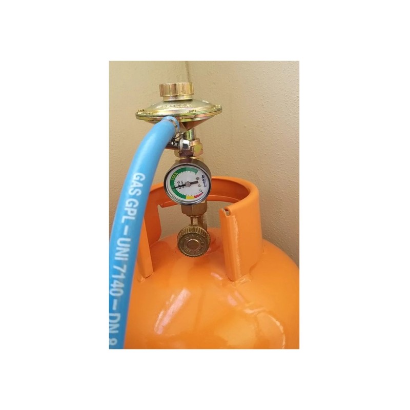 Connexion avec manomètre de niveau de bouteille...