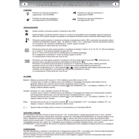1848.274.01 - NE274 Touchpanel AUX-Taste OLED-Bildschirm