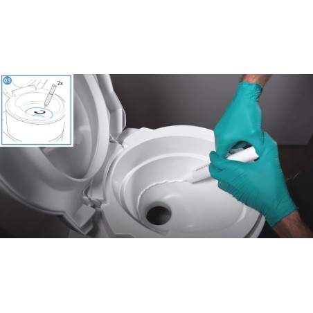 TWUSCH THETFORD - rivestimento in porcellana per toilette a cassetta Thetford