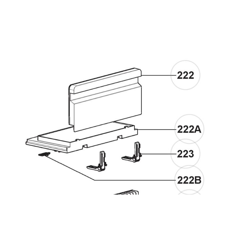 DOMETIC - FREEZER FLAP 241219531 FREEZER DOOR...