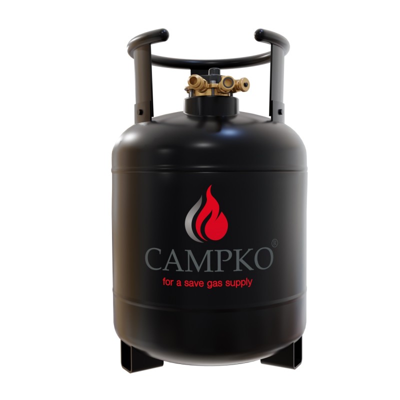 Bombona de gas CAMPKO 67R01 acero 22 L - 11 Kg...