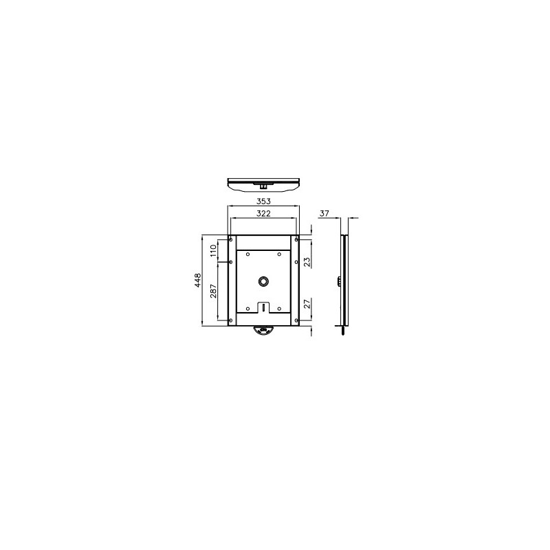 IVECO CTA swivel plate with universal hole...