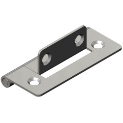 Cerniera a libro per spessore 12 mm cromata ST.14 -...