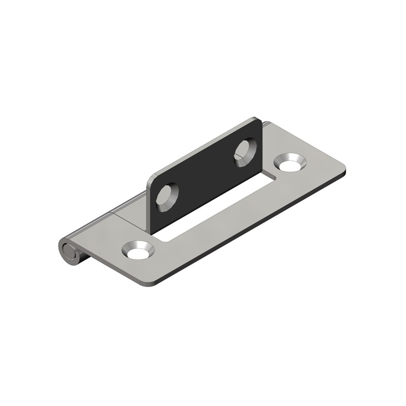 Cerniera a libro per spessore 12 mm cromata...