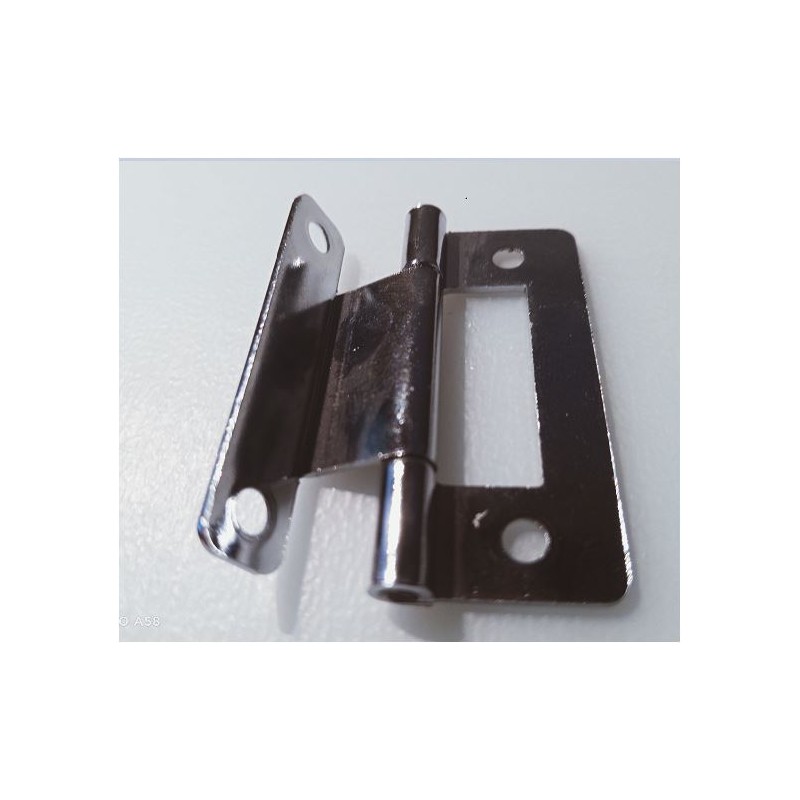 Cerniera a libro per spessore 12 mm cromata