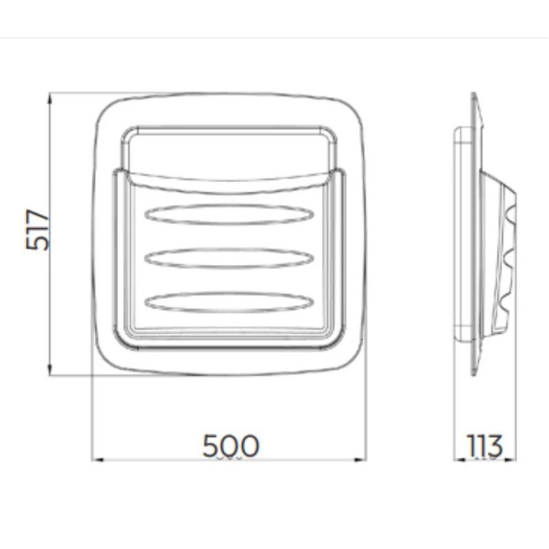 copy of Pannello tasca rigida porta inferiore...