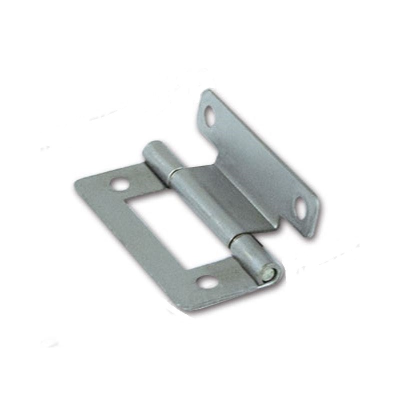 Set of 4 pieces Flat hinge galvanized 52x38 mm