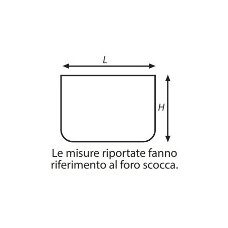 NRF Europa agujero pared ventana 500xH550 gris completo con cierres