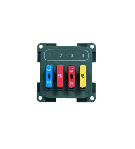 Graues CBE 4-Sicherung 12-V-Unterputz-Sicherungshaltermodul